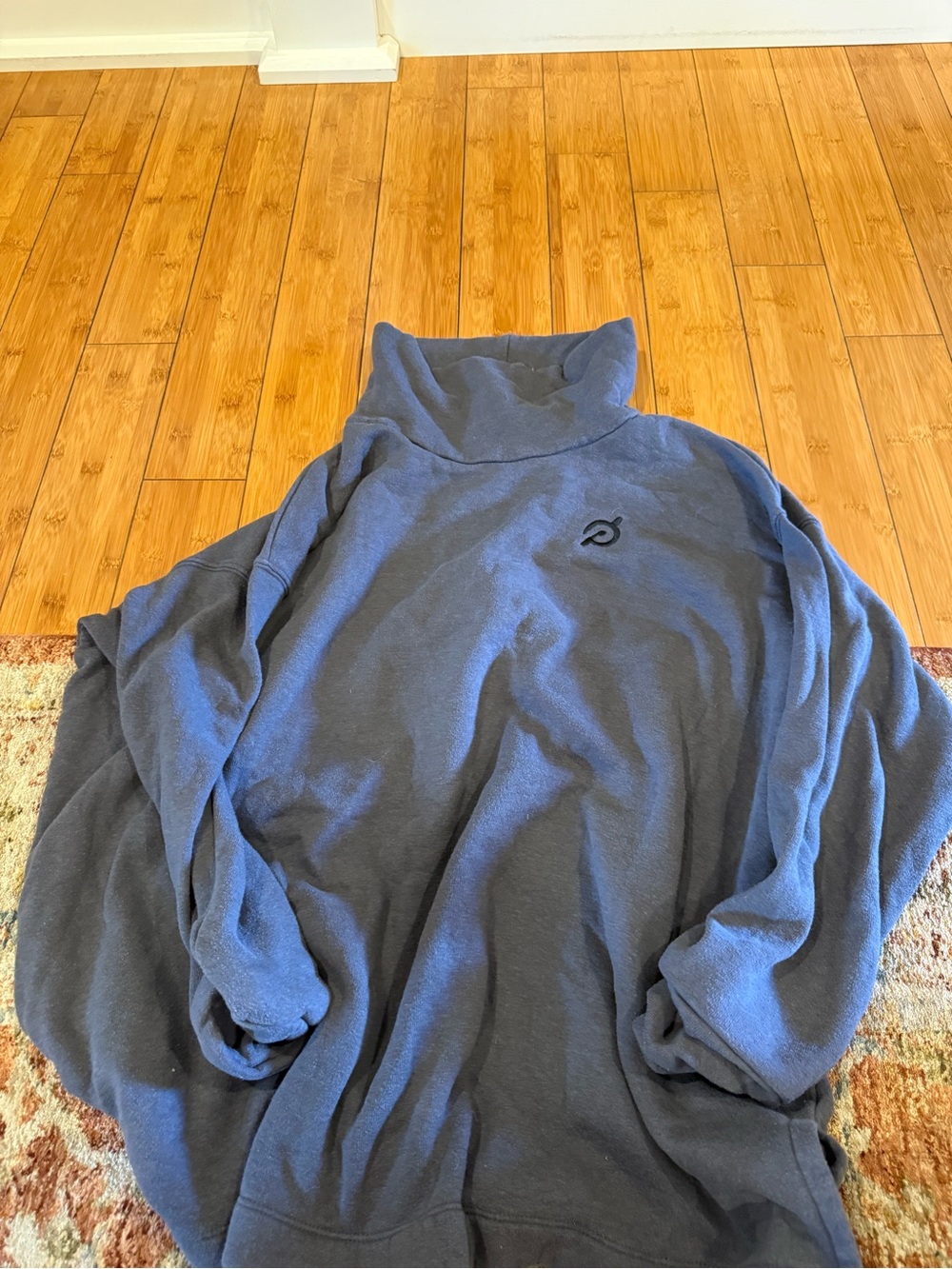 Peloton Men’s Slate Blue Turtleneck Sweater